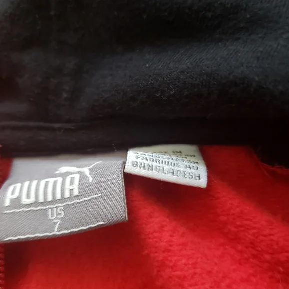 Boys Red & Black Puma Sweat Set - Picture 2 of 5